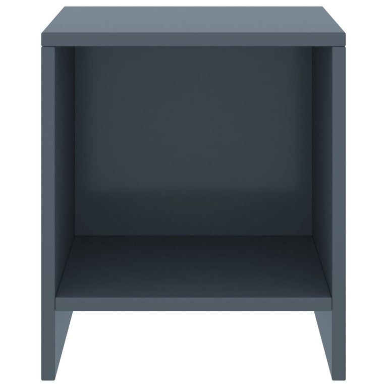 Nachtkastjes 2 st 35x30x40 cm massief grenenhout lichtgrijs MeubelReus