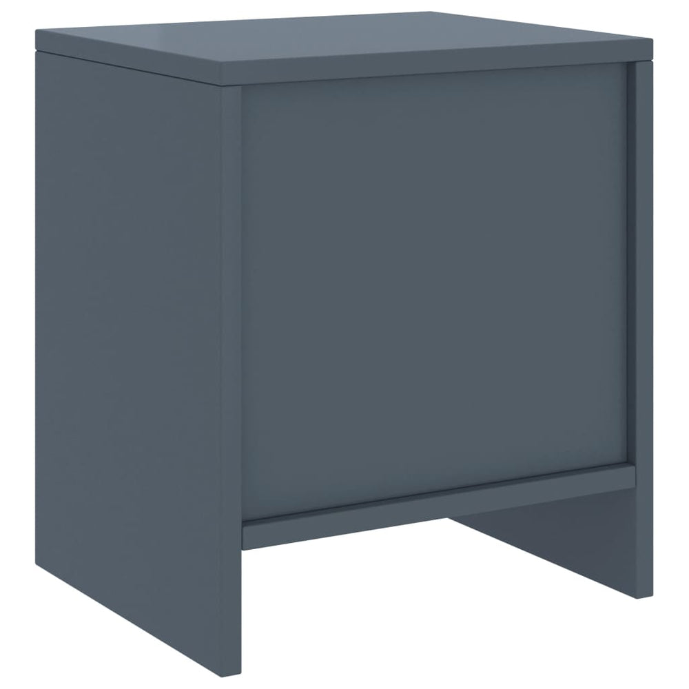 Nachtkastjes 2 st 35x30x40 cm massief grenenhout lichtgrijs MeubelReus