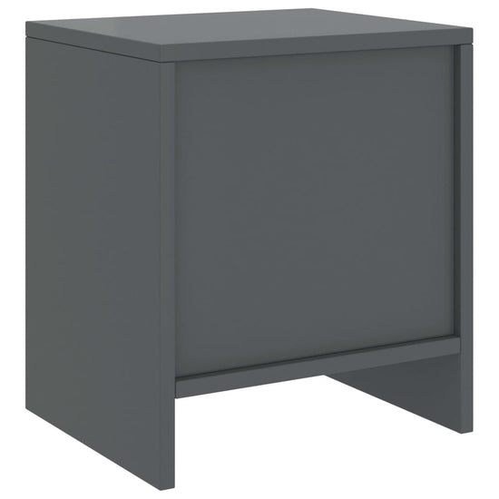 Nachtkastjes 2 st 35x30x40 cm massief grenenhout donkergrijs MeubelReus