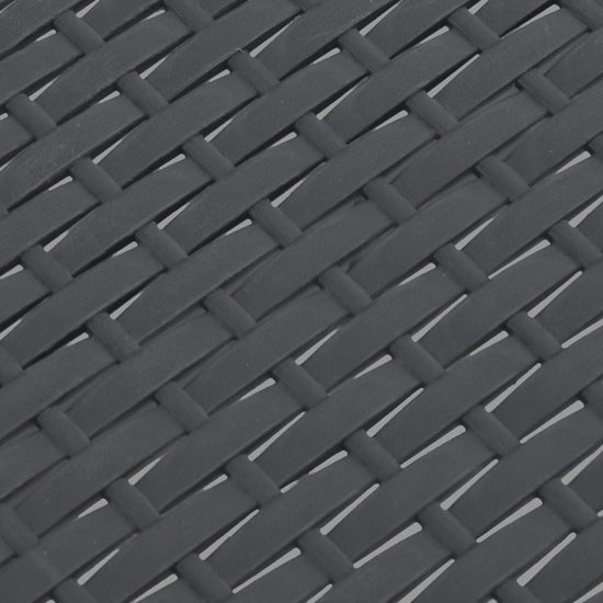 Tuintafel 58x58x41 cm PP rattan antracietkleurig MeubelReus