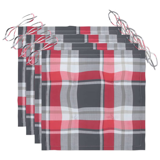 Tuinstoelen 4 st met kussens massief acaciahout MeubelReus