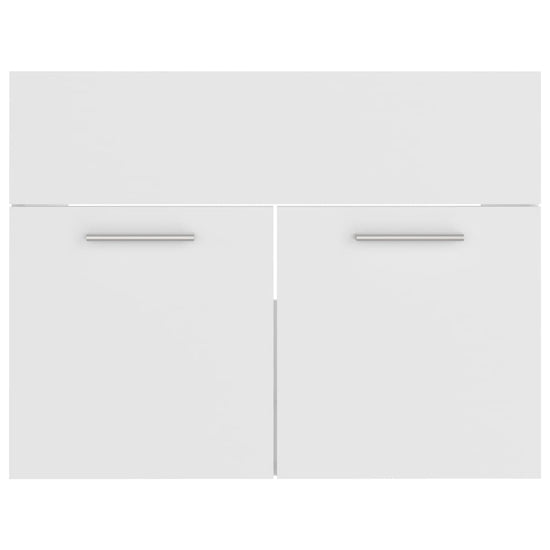 2-delige Badkamermeubelset spaanplaat wit MeubelReus