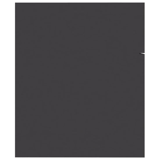 2-delige Badkamermeubelset spaanplaat grijs MeubelReus