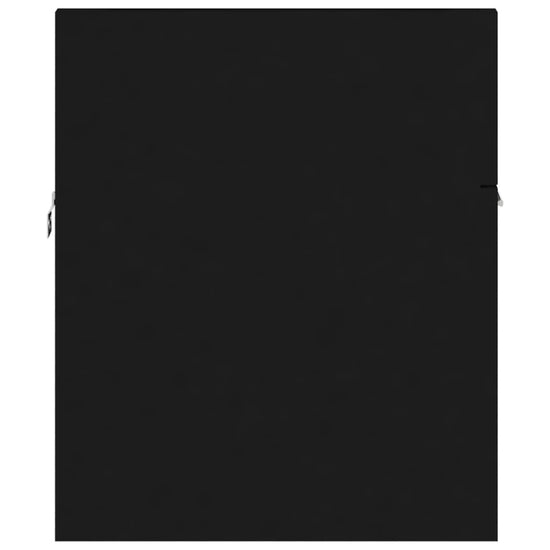 2-delige Badkamermeubelset spaanplaat zwart MeubelReus