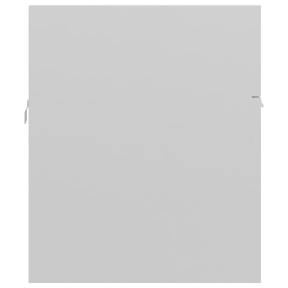 2-delige Badkamermeubelset spaanplaat hoogglans wit MeubelReus