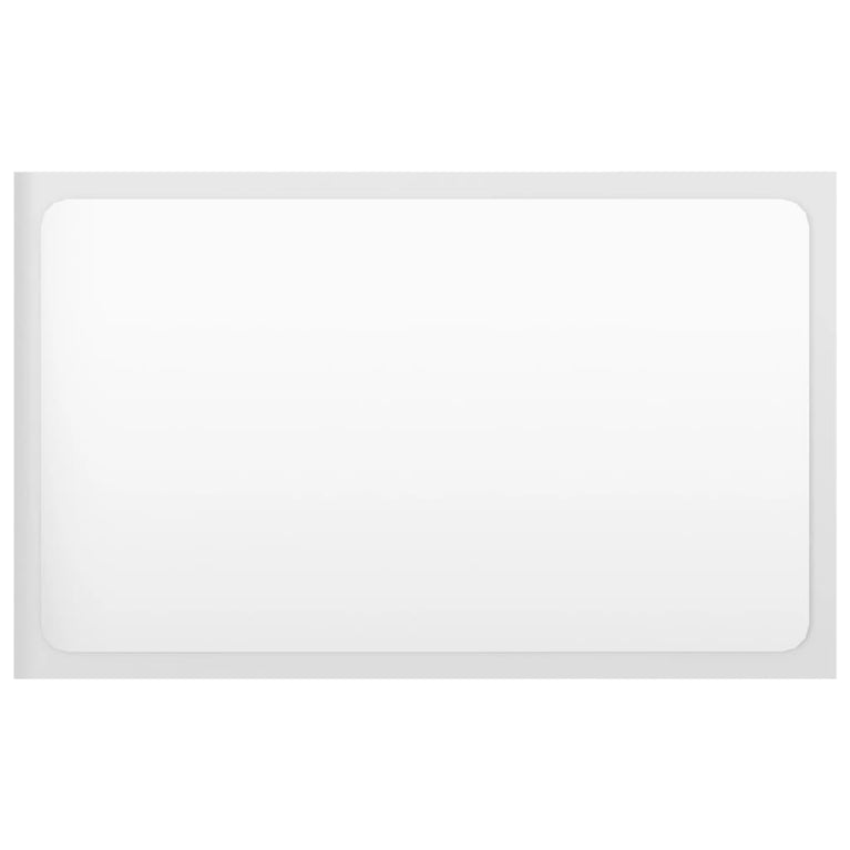 2-delige Badkamermeubelset spaanplaat hoogglans wit