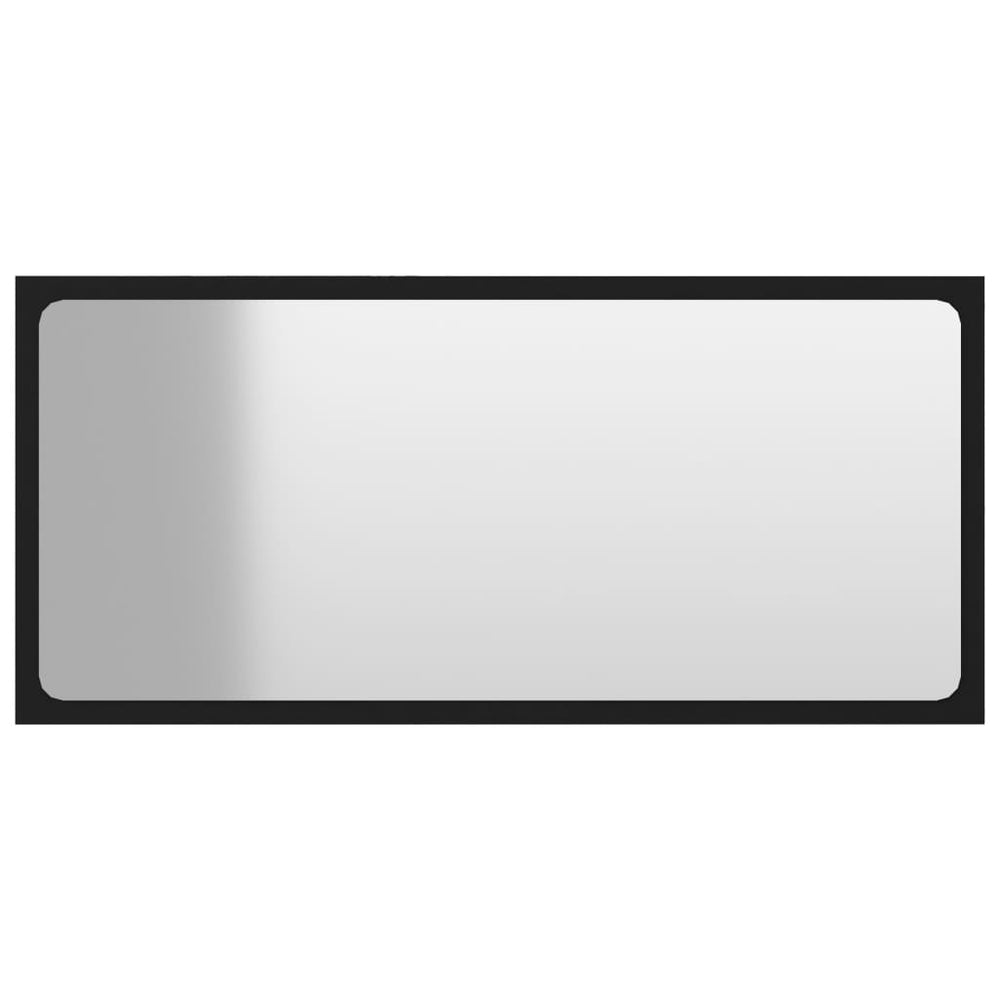 2-delige Badkamermeubelset spaanplaat zwart MeubelReus