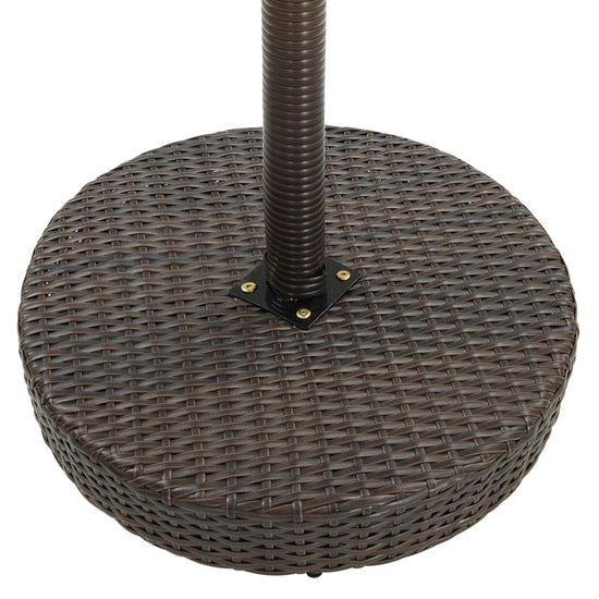 3-delige Tuinbarset met kussens poly rattan bruin MeubelReus