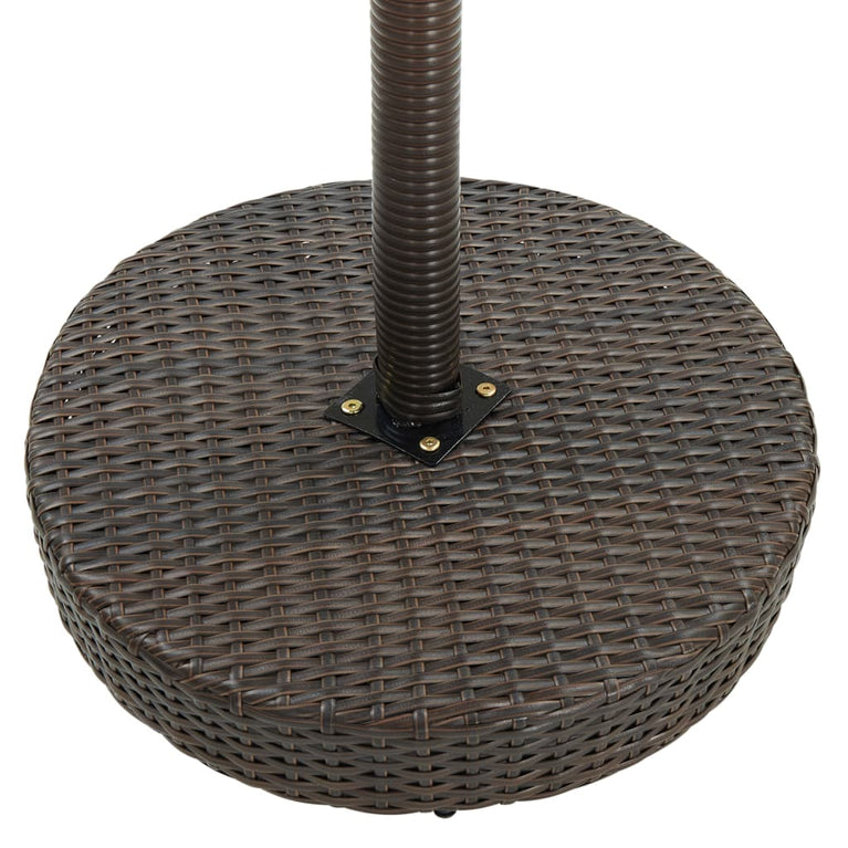 3-delige Tuinbarset met kussens poly rattan bruin MeubelReus