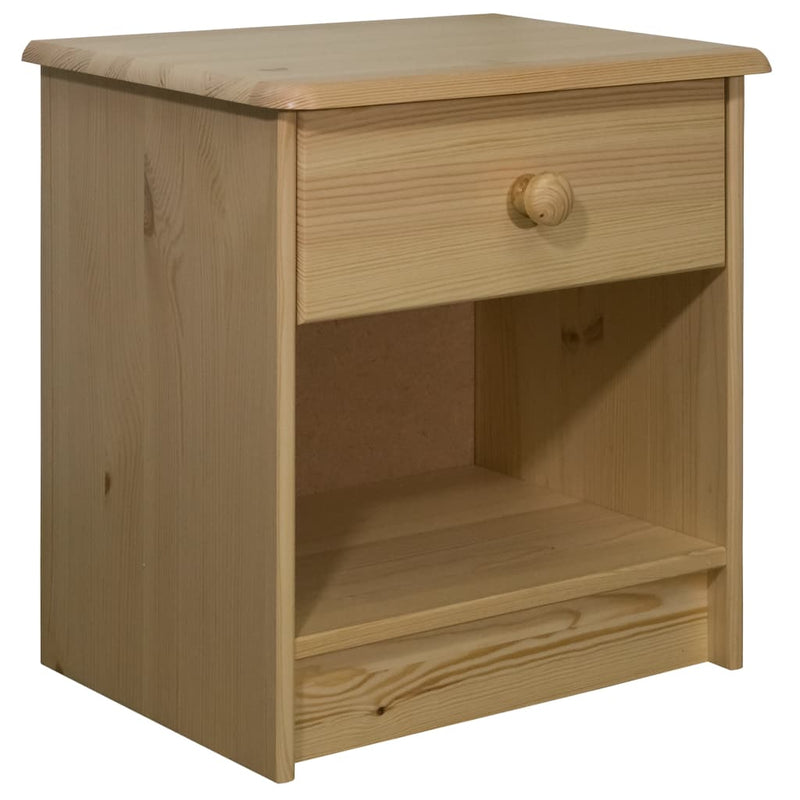 Nachtkastje 41x30x42 cm massief grenenhout MeubelReus