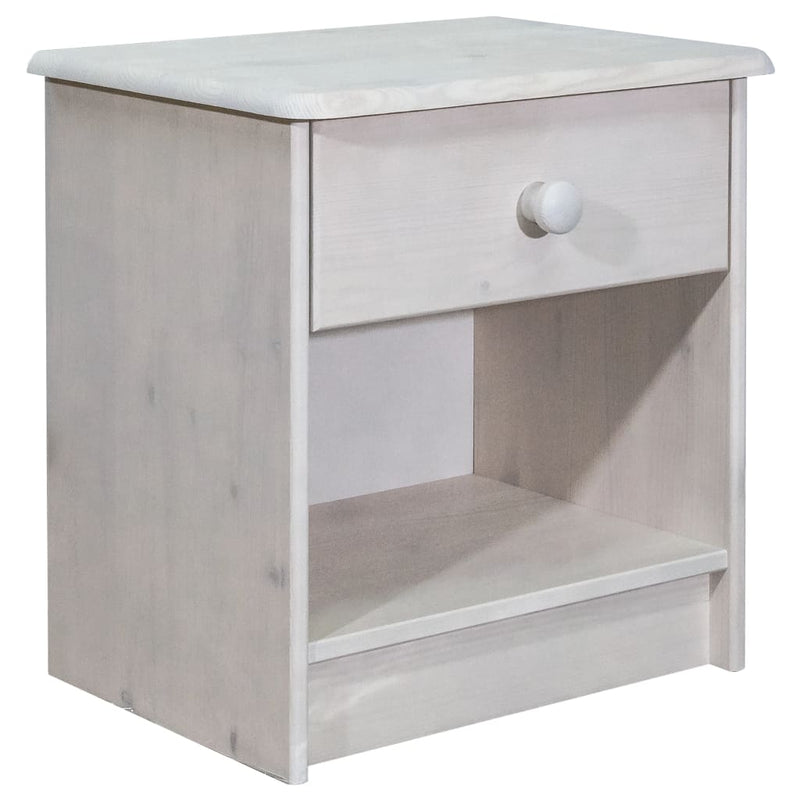 Nachtkastje 41x30x42 cm massief grenenhout MeubelReus