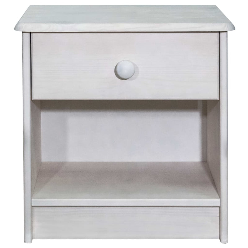 Nachtkastje 41x30x42 cm massief grenenhout MeubelReus