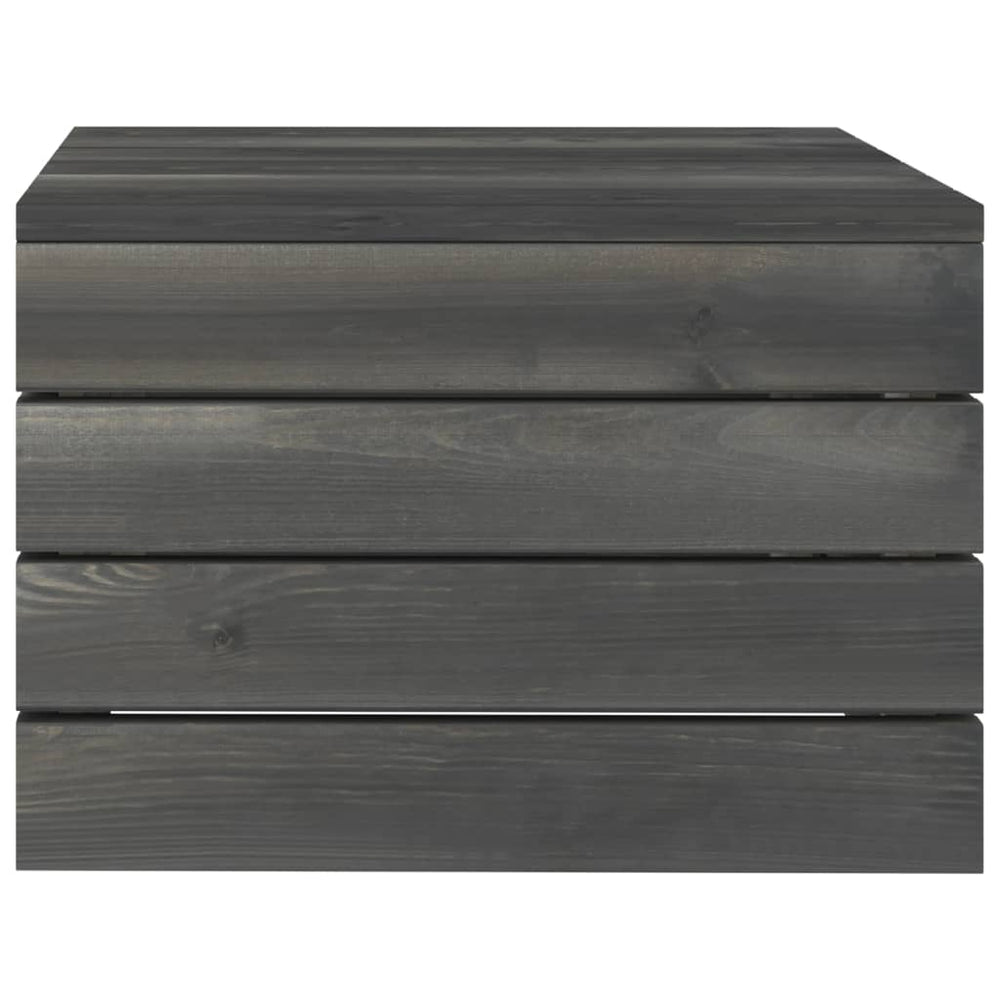 2-delige Loungeset met kussens pallet massief grenenhout MeubelReus