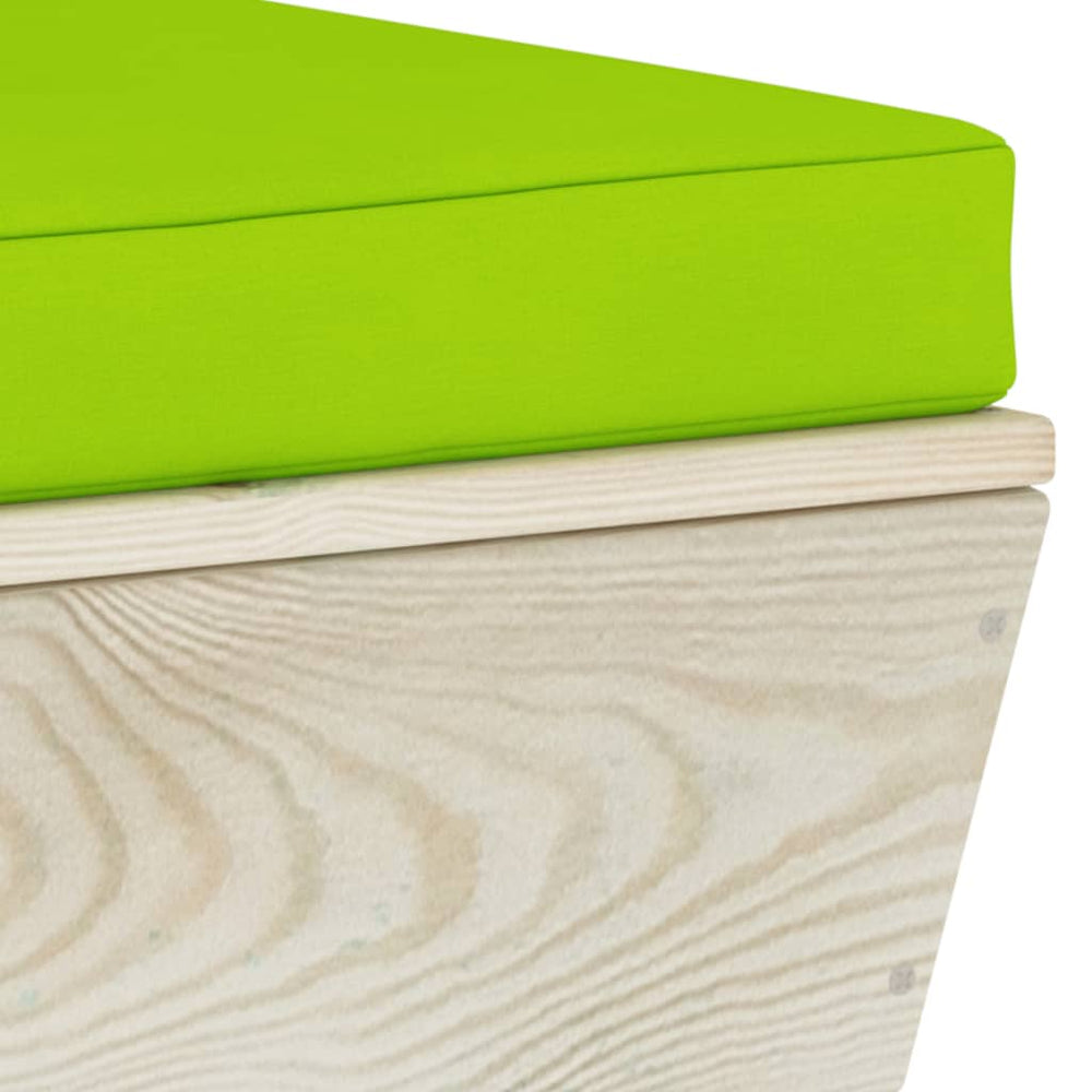 6-delige Loungeset met kussens pallet vurenhout MeubelReus