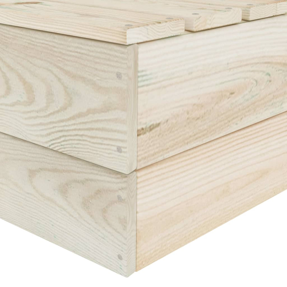 3-delige Loungeset pallet geïmpregneerd vurenhout MeubelReus