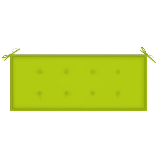 Tuinbank met kussen 120 cm bamboe MeubelReus