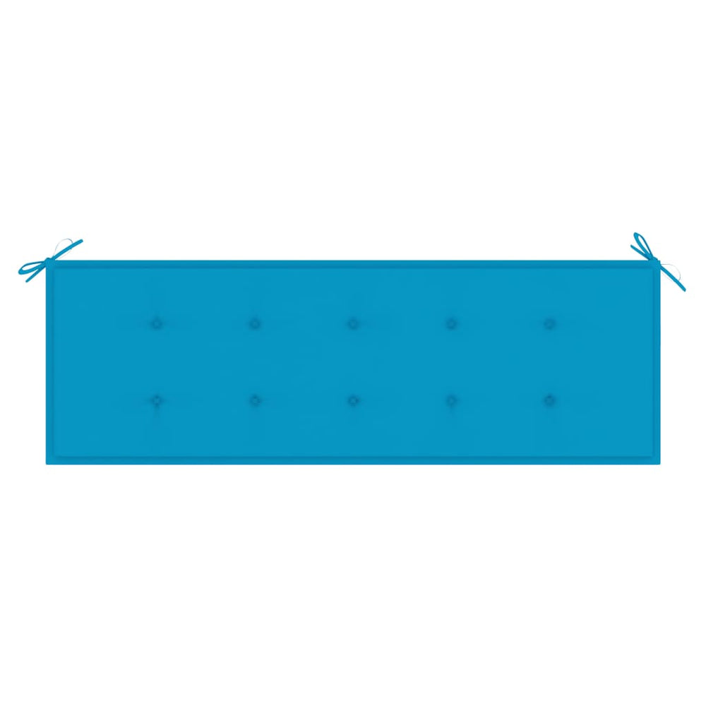 Tuinbank met kussen 157 cm massief acaciahout MeubelReus