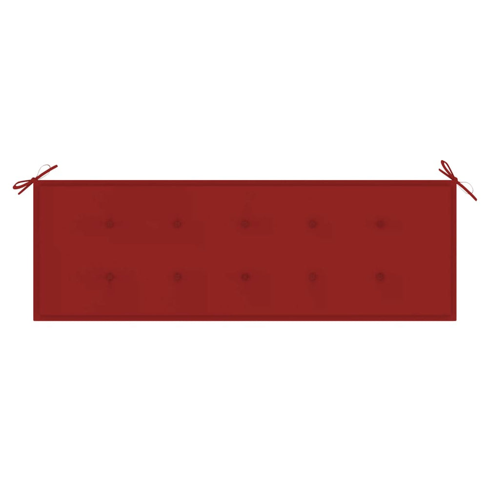 Tuinbank met kussen 157 cm massief acaciahout MeubelReus