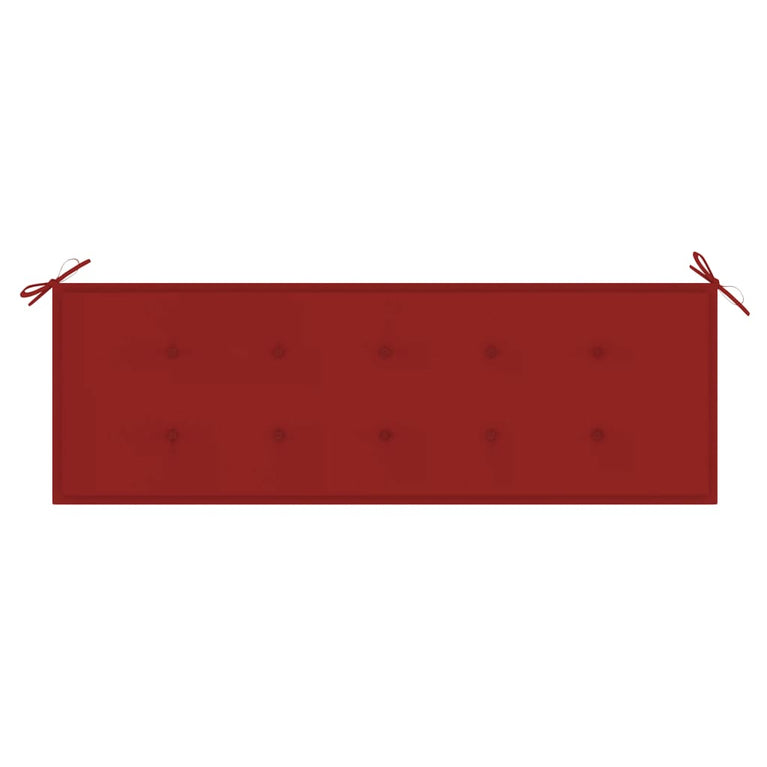 Tuinbank met kussen 157 cm massief acaciahout MeubelReus