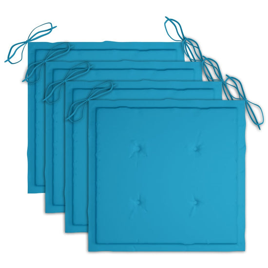 Tuinstoelen 3 st met kussens massief acaciahout MeubelReus