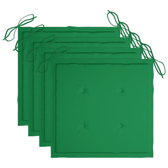 Tuinstoelen 3 st met kussens massief acaciahout MeubelReus