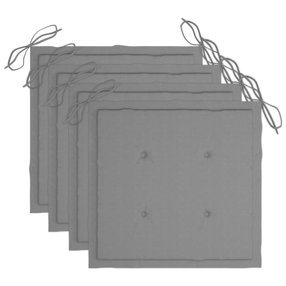 Tuinstoelen 3 st met kussens massief acaciahout MeubelReus