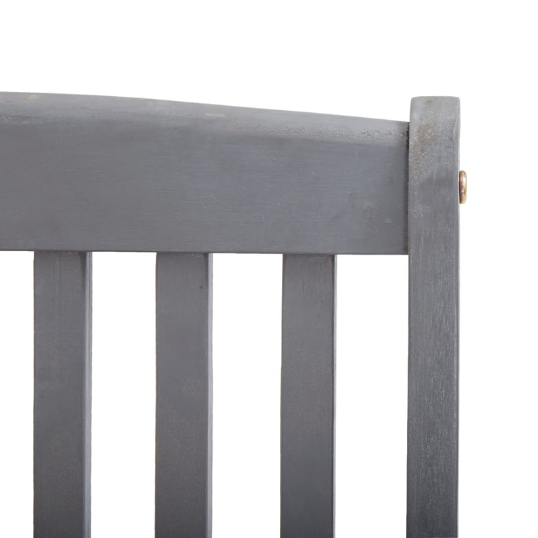 Tuinstoelen 4 st inklapbaar met kussens massief acaciahout