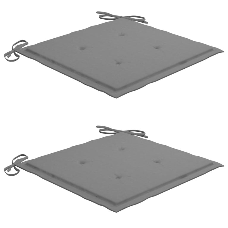 Tuinstoelen 2 st inklapbaar met kussens massief acaciahout MeubelReus