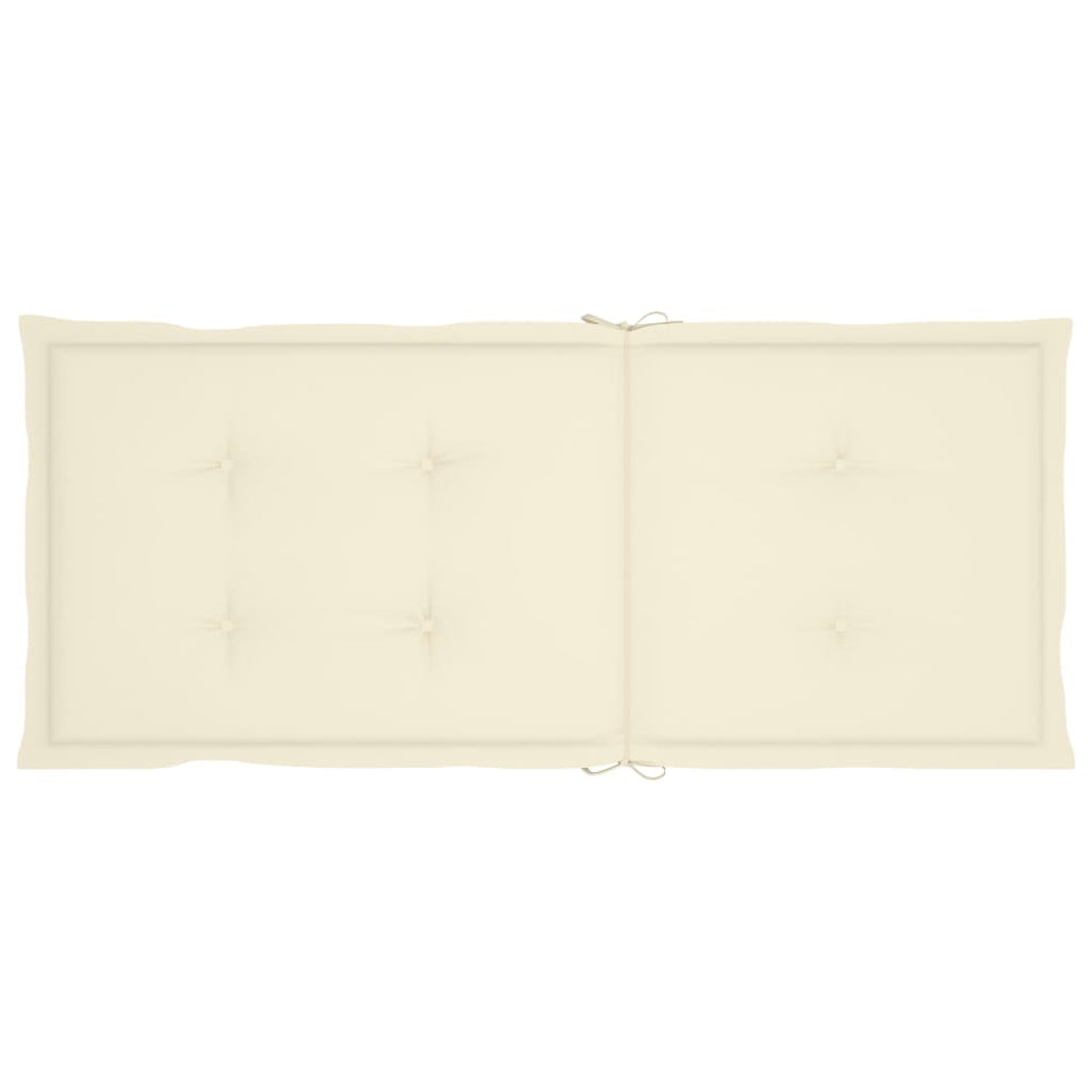 Tuinstoelen 3 st verstelbaar met kussens massief acaciahout MeubelReus