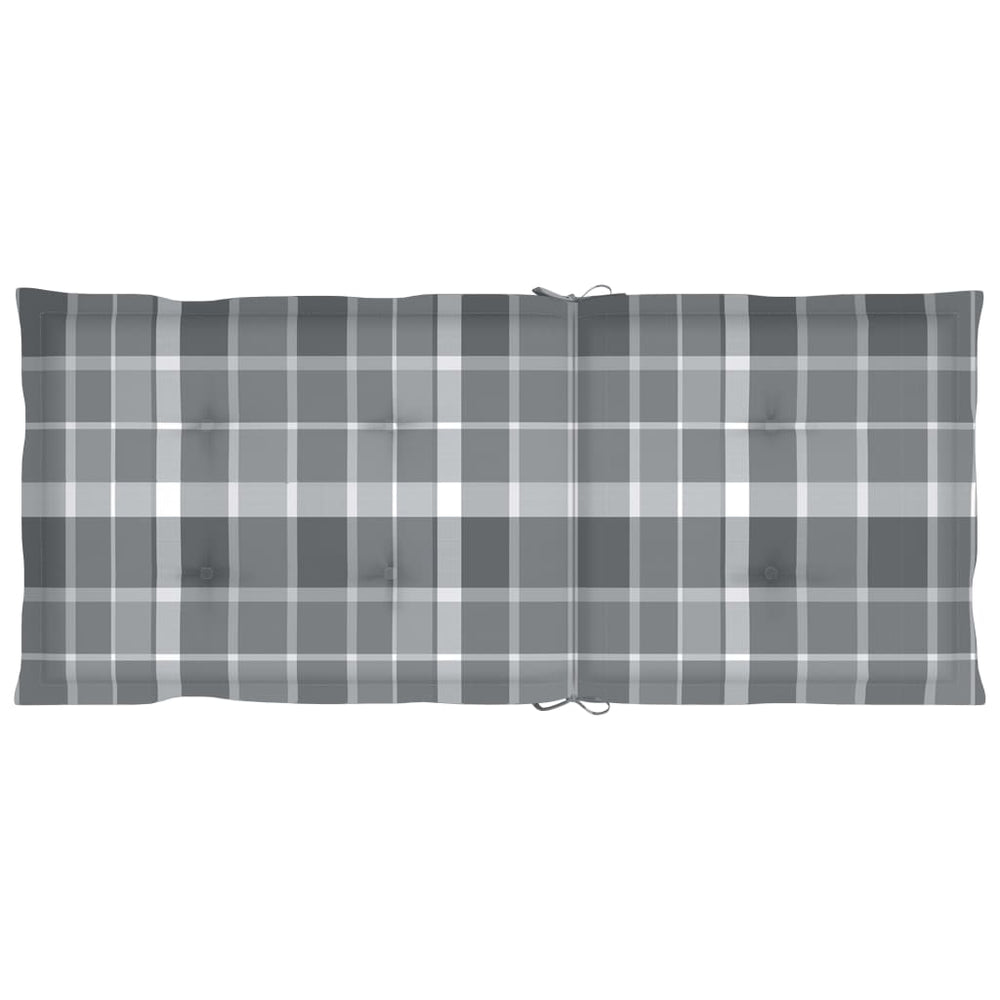 Tuinstoelen 3 st verstelbaar met kussens massief acaciahout MeubelReus