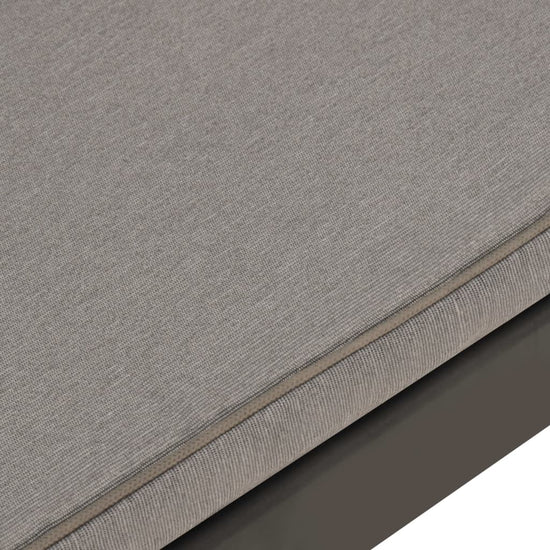 6-delige Loungeset met kussens kunststof grijs MeubelReus