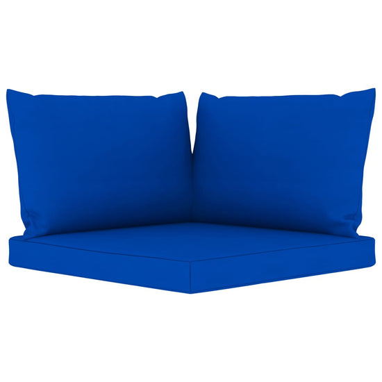 6-delige Loungeset met blauwe kussens MeubelReus
