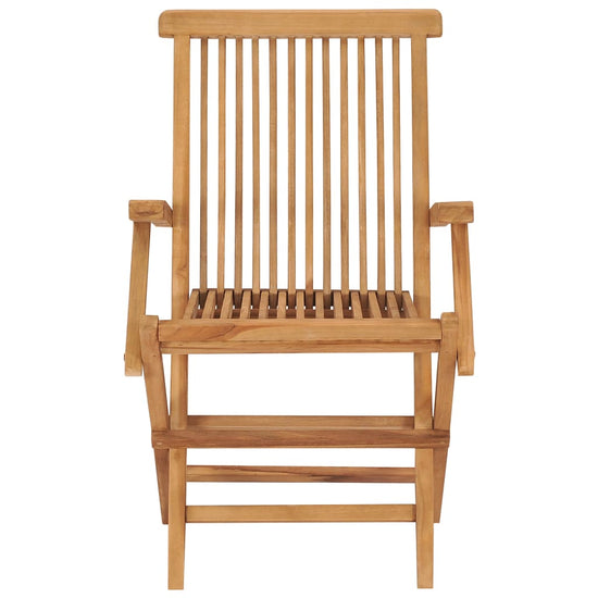 Tuinstoelen 4 st met lichtblauwe kussens massief teakhout MeubelReus