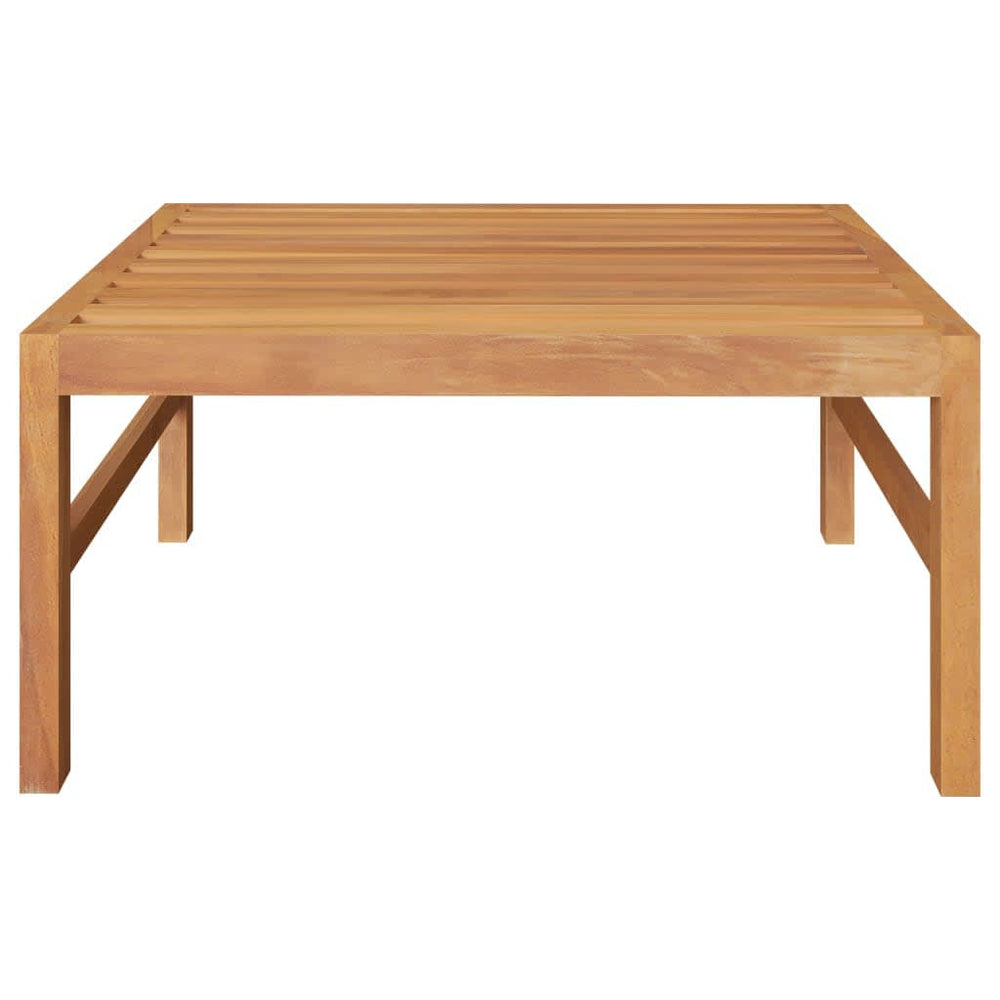 2-delige Loungeset met donkergrijze kussens teakhout MeubelReus