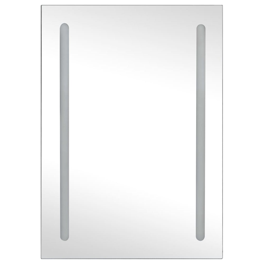 Badkamerkast met spiegel en LED 50x13x70 cm MeubelReus