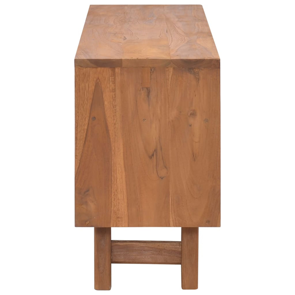 Tv-meubel 110x30x50 cm massief teakhout MeubelReus