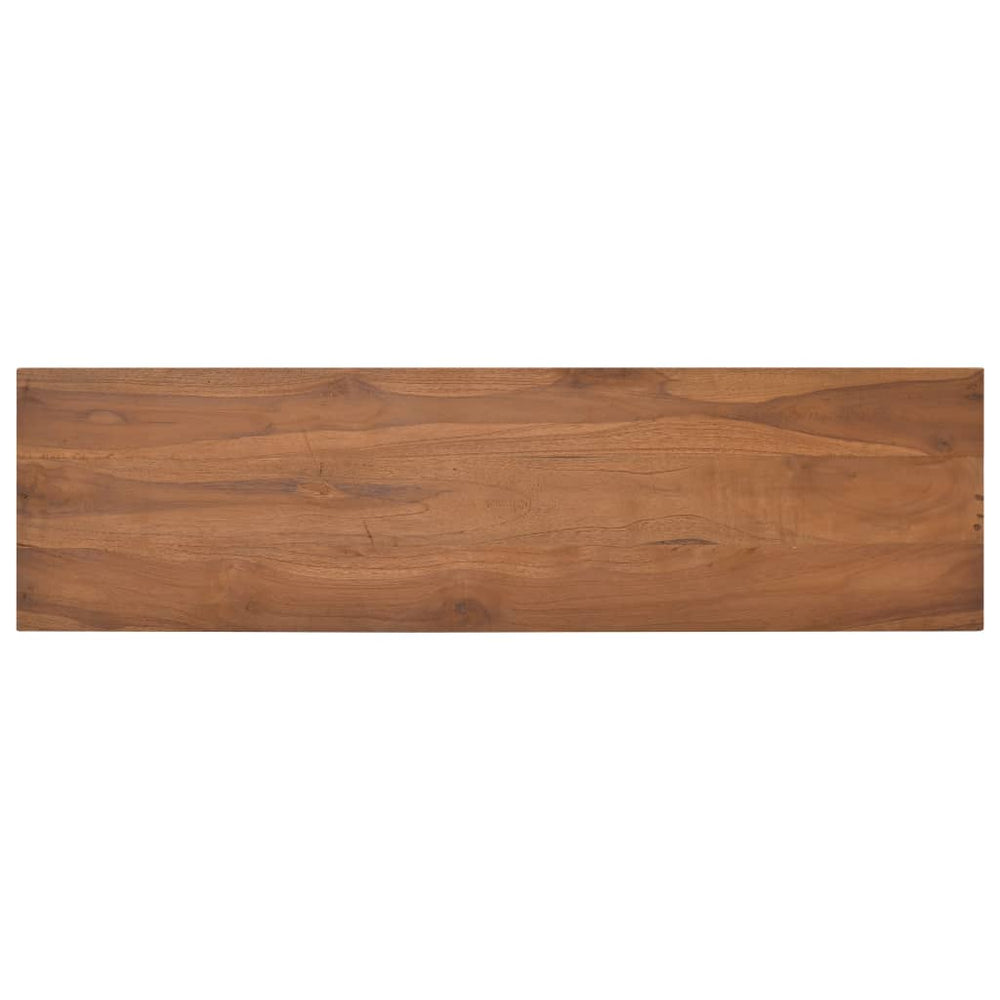 Tv-meubel 110x30x50 cm massief teakhout MeubelReus