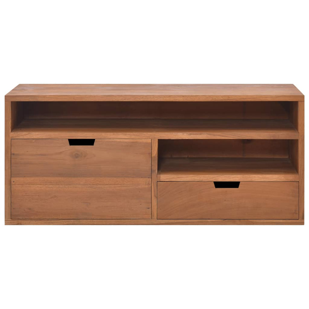 Tv-meubel 90x30x40 cm massief teakhout MeubelReus