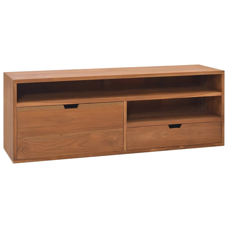 Tv-meubel 110x30x40 cm massief teakhout MeubelReus