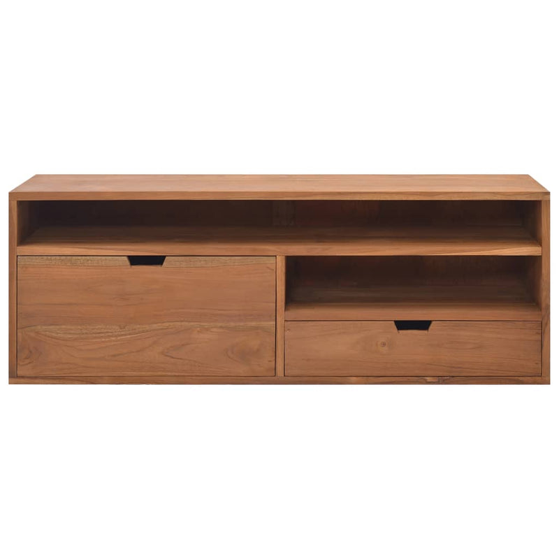 Tv-meubel 110x30x40 cm massief teakhout MeubelReus