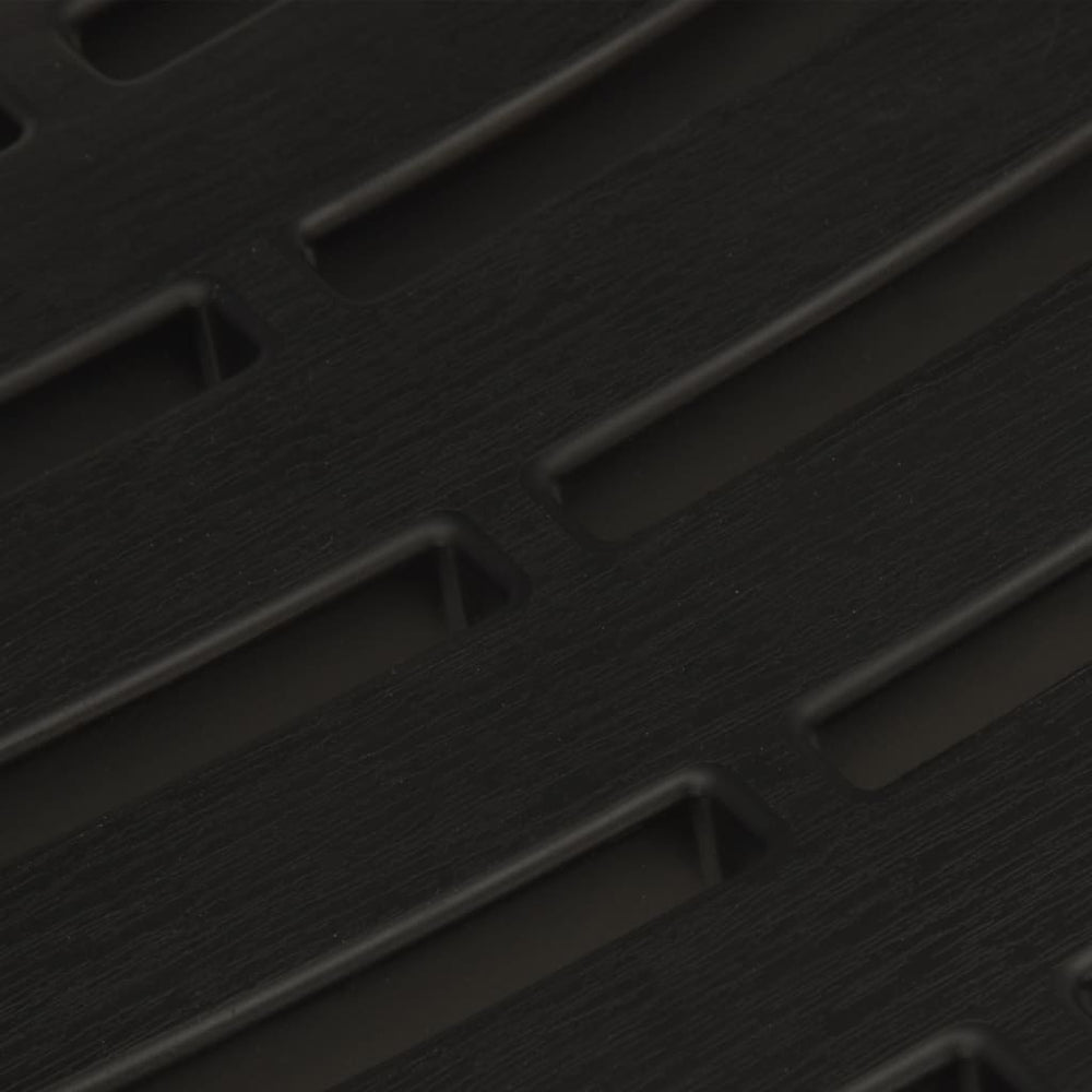 Tuinstoelen 2 st kunststof antraciet MeubelReus