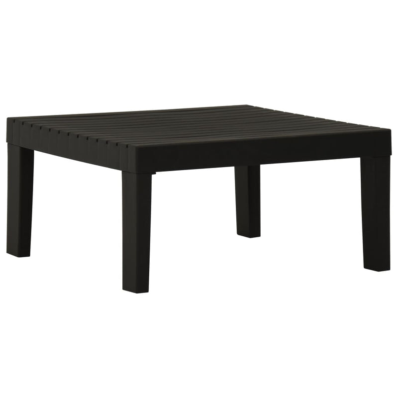 Loungetafel kunststof grijs MeubelReus