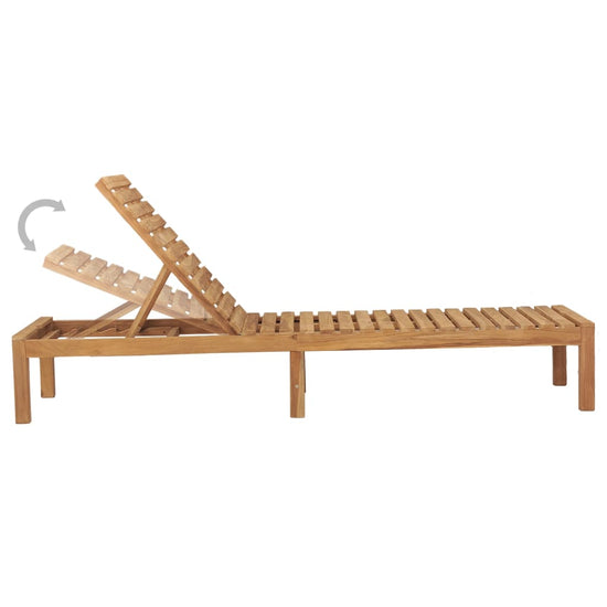 Ligbed massief teakhout MeubelReus