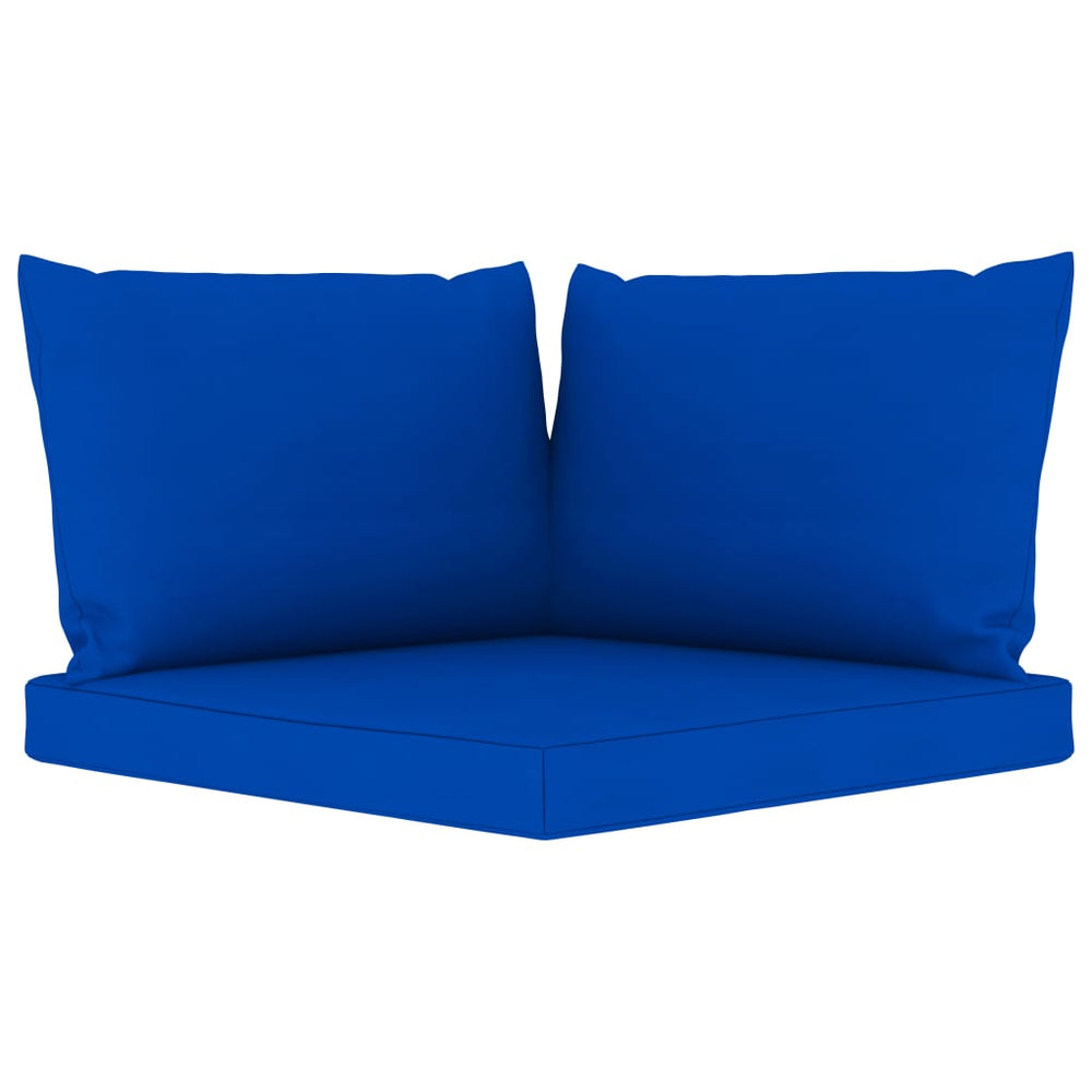 6-delige Loungeset met blauwe kussens MeubelReus