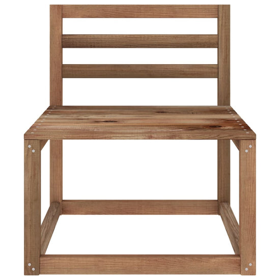 6-delige Loungeset bruin geïmpregneerd grenenhout MeubelReus