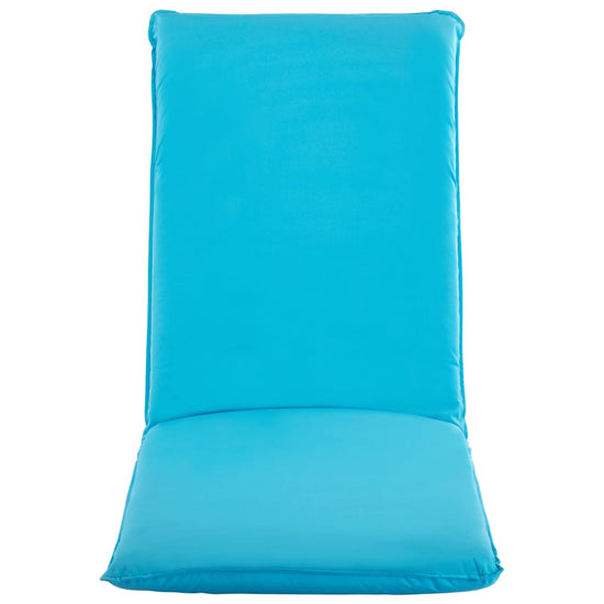 Ligstoel inklapbaar oxford stof blauw MeubelReus