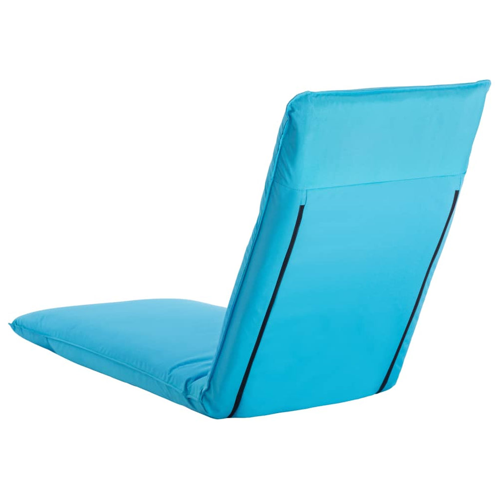 Ligstoel inklapbaar oxford stof blauw MeubelReus