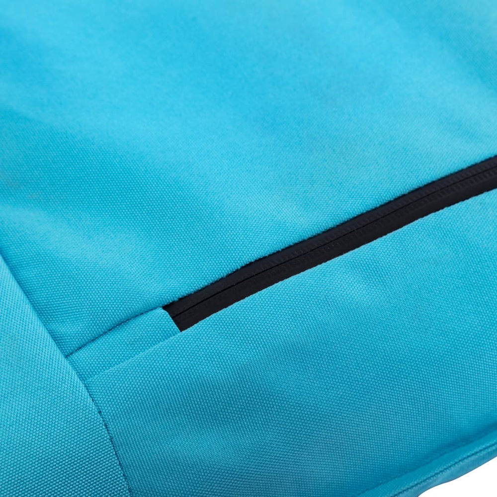 Ligstoel inklapbaar oxford stof blauw MeubelReus