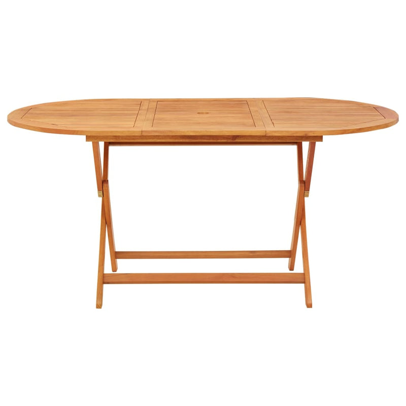 Tuintafel inklapbaar 160x85x75 cm massief eucalyptushout MeubelReus