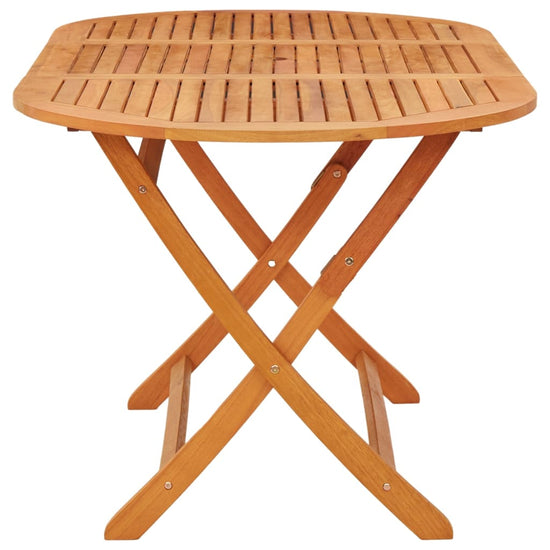 Tuintafel inklapbaar 160x85x75 cm massief eucalyptushout MeubelReus